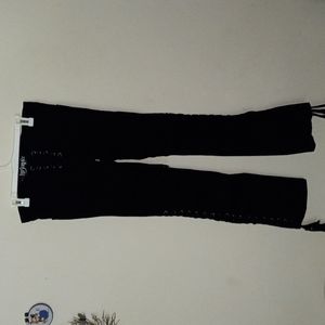 Vintage black tie pants